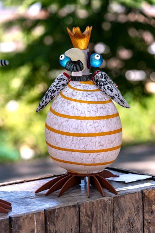 Borowski Au�enskulpturen / schr�ge V�gel, Borowski Freddy  