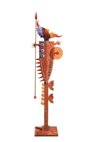 Borowski sculptures for outside, Borowski Massai-Man