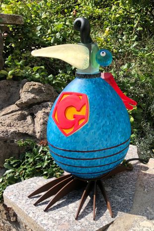 Borowski Au�enskulpturen / schr�ge V�gel, Borowski Supergonzo