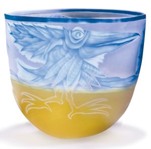 Art Objects: bowl, Borowski Bowl-Bird
